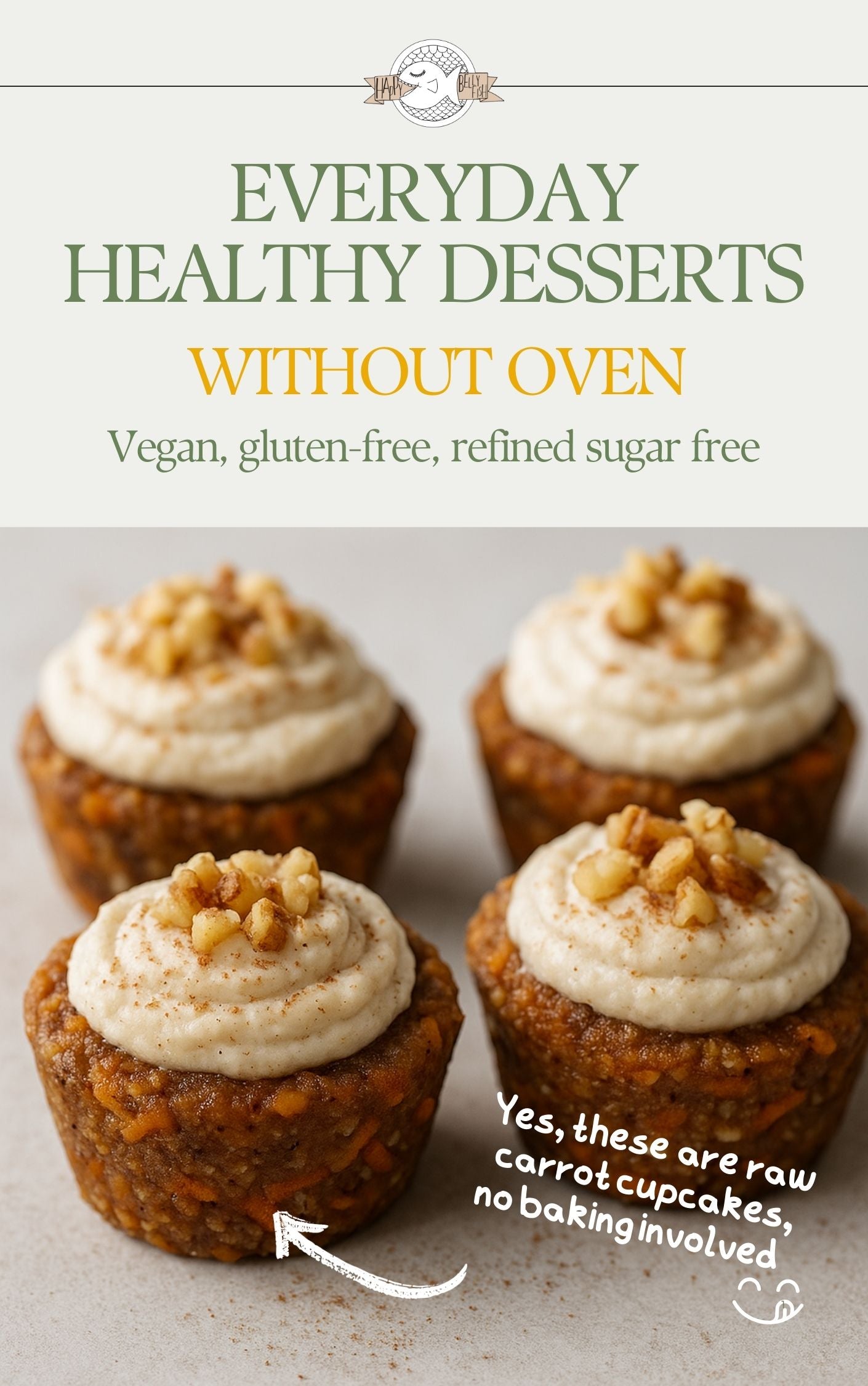 Healthy Desserts Without Oven (dairy-free, gluten-free, refined sugar free)
